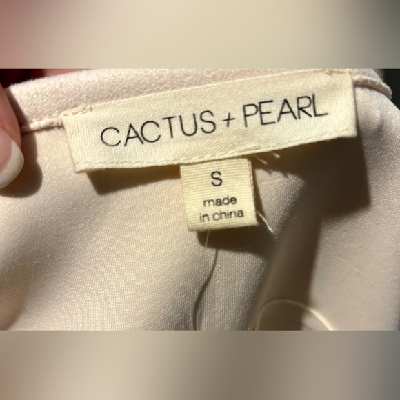 Cactus + Pearl Faux Suede Jacket with pretty detail Size S - Picture 3 of 3